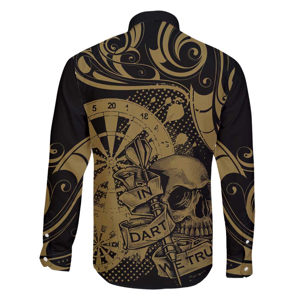 New Zealand Darts Family Matching Mermaid Dress and Hawaiian Shirt Skull In Dart We Trust Maori Pattern LT14 - Polynesian Pride
