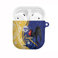 Nauru Angam Day AirPods Case Naoero Frigatebird With Flag Proud