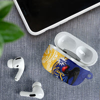 Nauru Angam Day AirPods Case Naoero Frigatebird With Flag Proud