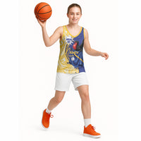 Personalised Nauru Angam Day Basketball Jersey Naoero Frigatebird With Flag Proud