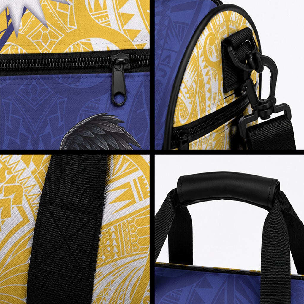 Nauru Angam Day Duffle Bag Naoero Frigatebird With Flag Proud