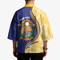 Personalised Nauru Angam Day Kimono Naoero Frigatebird With Flag Proud