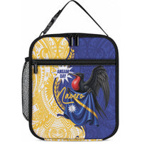 Nauru Angam Day Lunch Bag Naoero Frigatebird With Flag Proud