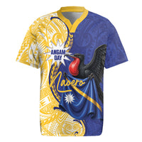 Personalised Nauru Angam Day Rugby Jersey Naoero Frigatebird With Flag Proud