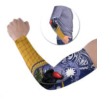 Magnificent Frigatebird Nauru Arm Sleeves Pandanus Weaving Polynesian Pattern