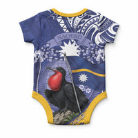 Magnificent Frigatebird Nauru Baby Onesie Pandanus Weaving Polynesian Pattern