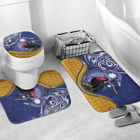 Magnificent Frigatebird Nauru Bathroom Set Pandanus Weaving Polynesian Pattern