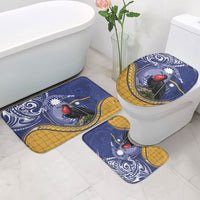 Magnificent Frigatebird Nauru Bathroom Set Pandanus Weaving Polynesian Pattern