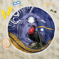 Magnificent Frigatebird Nauru Beach Blanket Pandanus Weaving Polynesian Pattern