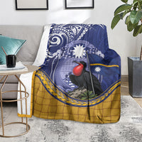 Magnificent Frigatebird Nauru Blanket Pandanus Weaving Polynesian Pattern