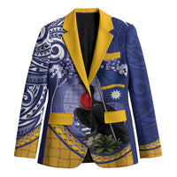Magnificent Frigatebird Nauru Blazer Pandanus Weaving Polynesian Pattern