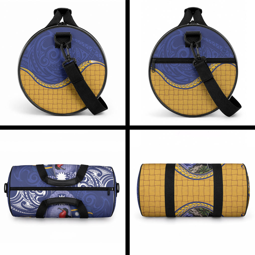 Magnificent Frigatebird Nauru Duffle Bag Pandanus Weaving Polynesian Pattern