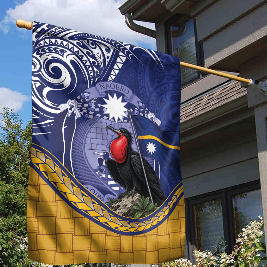 Magnificent Frigatebird Nauru Garden Flag Pandanus Weaving Polynesian Pattern