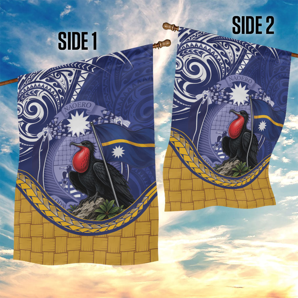 Magnificent Frigatebird Nauru Garden Flag Pandanus Weaving Polynesian Pattern