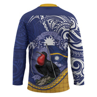 Magnificent Frigatebird Nauru Hockey Jersey Pandanus Weaving Polynesian Pattern
