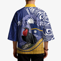 Magnificent Frigatebird Nauru Kimono Pandanus Weaving Polynesian Pattern