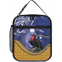 Magnificent Frigatebird Nauru Lunch Bag Pandanus Weaving Polynesian Pattern