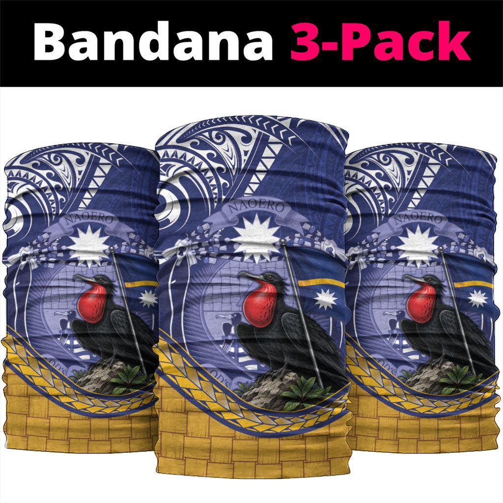 Magnificent Frigatebird Nauru Neck Gaiter Pandanus Weaving Polynesian Pattern