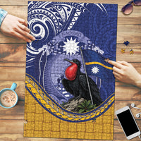 Magnificent Frigatebird Nauru Puzzle Pandanus Weaving Polynesian Pattern