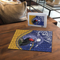 Magnificent Frigatebird Nauru Puzzle Pandanus Weaving Polynesian Pattern