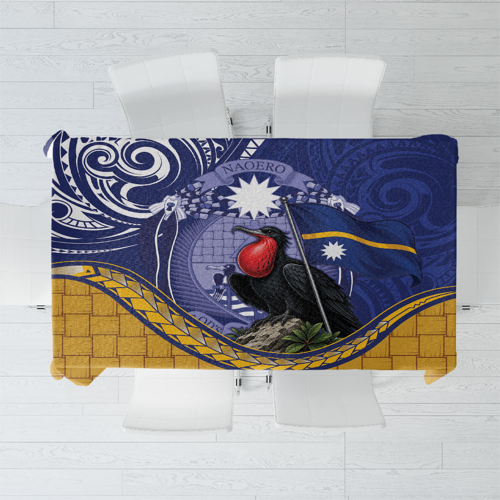 Magnificent Frigatebird Nauru Tablecloth Pandanus Weaving Polynesian Pattern