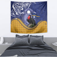 Magnificent Frigatebird Nauru Tapestry Pandanus Weaving Polynesian Pattern