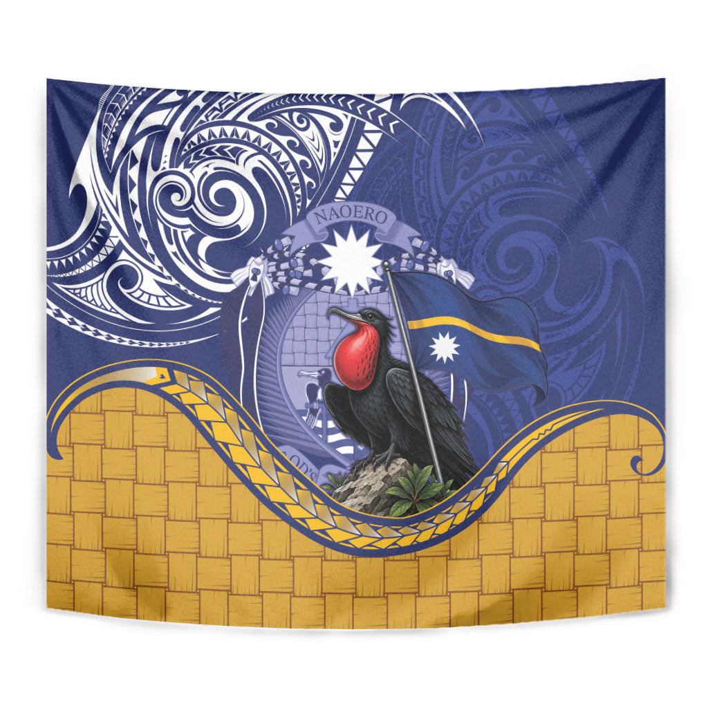 Magnificent Frigatebird Nauru Tapestry Pandanus Weaving Polynesian Pattern