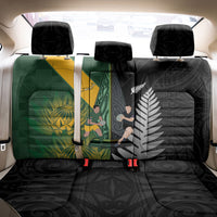 New Zealand and South Africa Rugby Back Car Seat Cover Ultimate Rivalry All Black Springboks