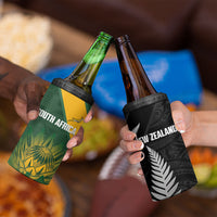 New Zealand and South Africa Rugby 4 in 1 Can Cooler Tumbler Ultimate Rivalry All Black Springboks