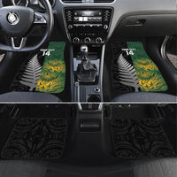 New Zealand and South Africa Rugby Custom Car Mats Ultimate Rivalry All Black Springboks