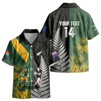 New Zealand and South Africa Rugby Custom Kid Hawaiian Shirt Ultimate Rivalry All Black Springboks