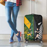 New Zealand and South Africa Rugby Luggage Cover Ultimate Rivalry All Black Springboks