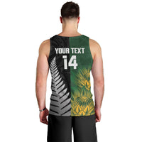 New Zealand and South Africa Rugby Custom Men Tank Top Ultimate Rivalry All Black Springboks
