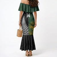 New Zealand and South Africa Rugby Custom Mermaid Dress Ultimate Rivalry All Black Springboks