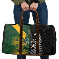 New Zealand and South Africa Rugby Travel Bag Ultimate Rivalry All Black Springboks