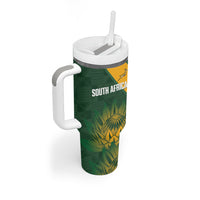 New Zealand and South Africa Rugby Tumbler With Handle Ultimate Rivalry All Black Springboks