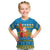 Tuvalu Christmas Kid T Shirt Cute Santa Manuia te Kilisimasi - Polynesian Pride