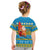 Tuvalu Christmas Kid T Shirt Cute Santa Manuia te Kilisimasi - Polynesian Pride