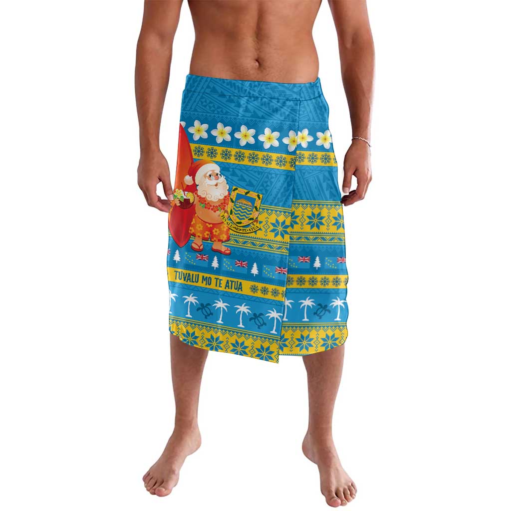 Tuvalu Christmas Lavalava Cute Santa Manuia te Kilisimasi - Polynesian Pride