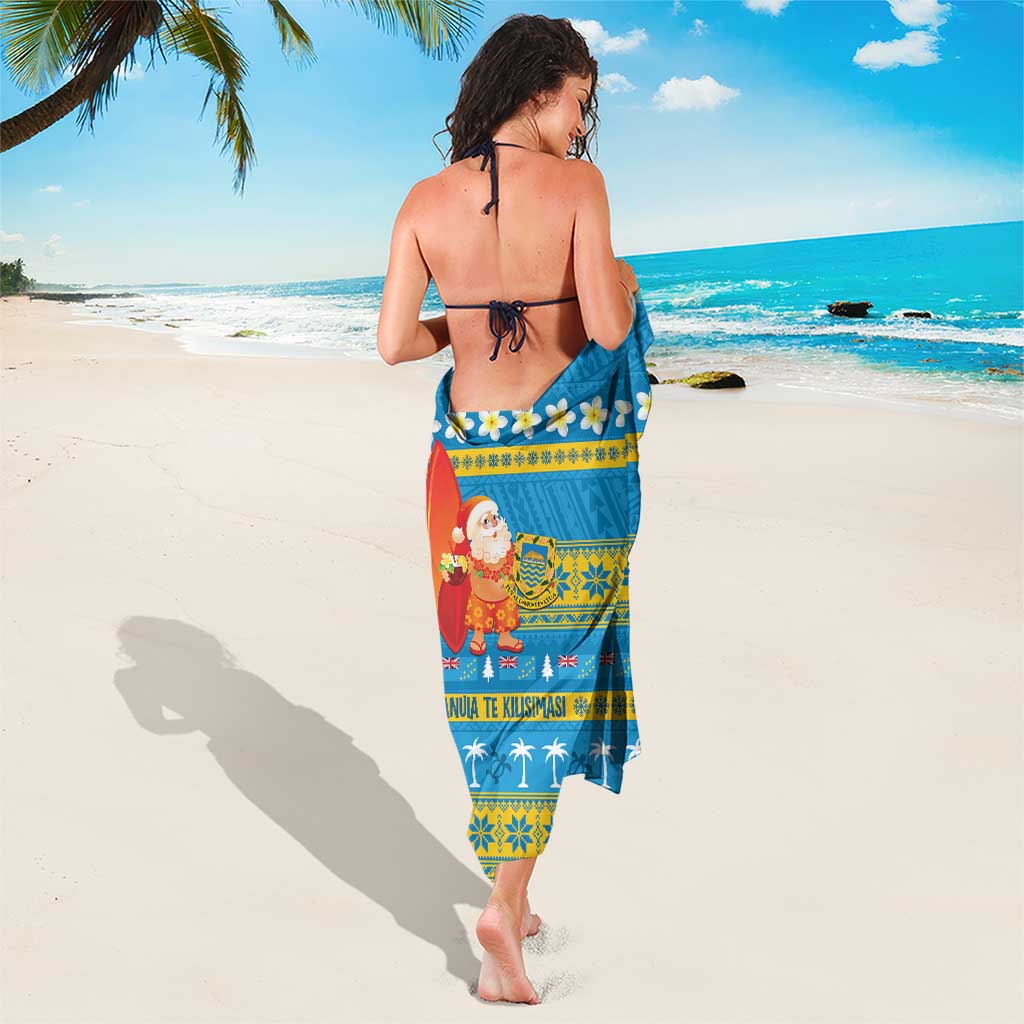 Tuvalu Christmas Sarong Cute Santa Manuia te Kilisimasi - Polynesian Pride