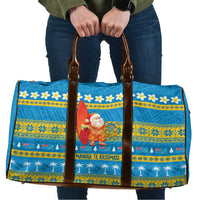 Tuvalu Christmas Travel Bag Cute Santa Manuia te Kilisimasi - Polynesian Pride