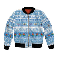 FSM Christmas Bomber Jacket Merry Xmas Federated States of Micronesia - Polynesian Pride