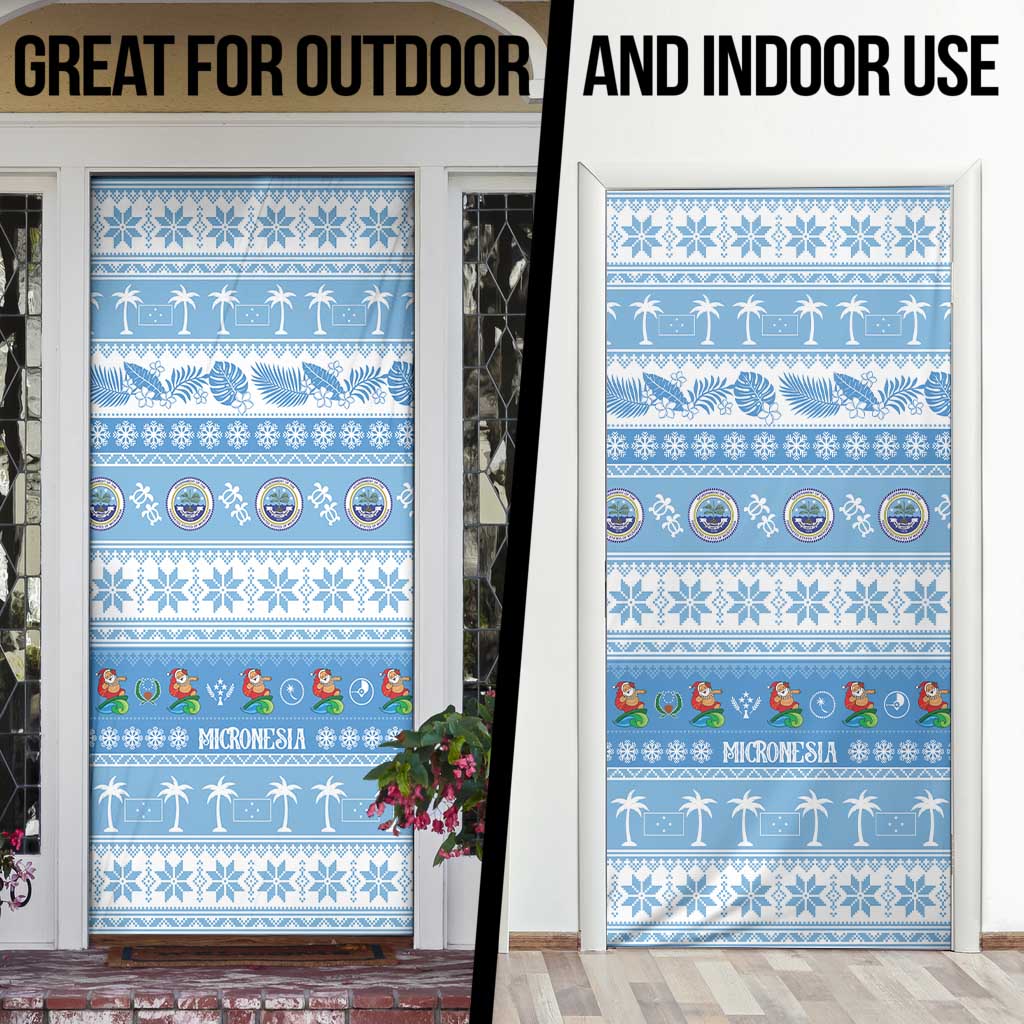 FSM Christmas Door Cover Merry Xmas Federated States of Micronesia - Polynesian Pride