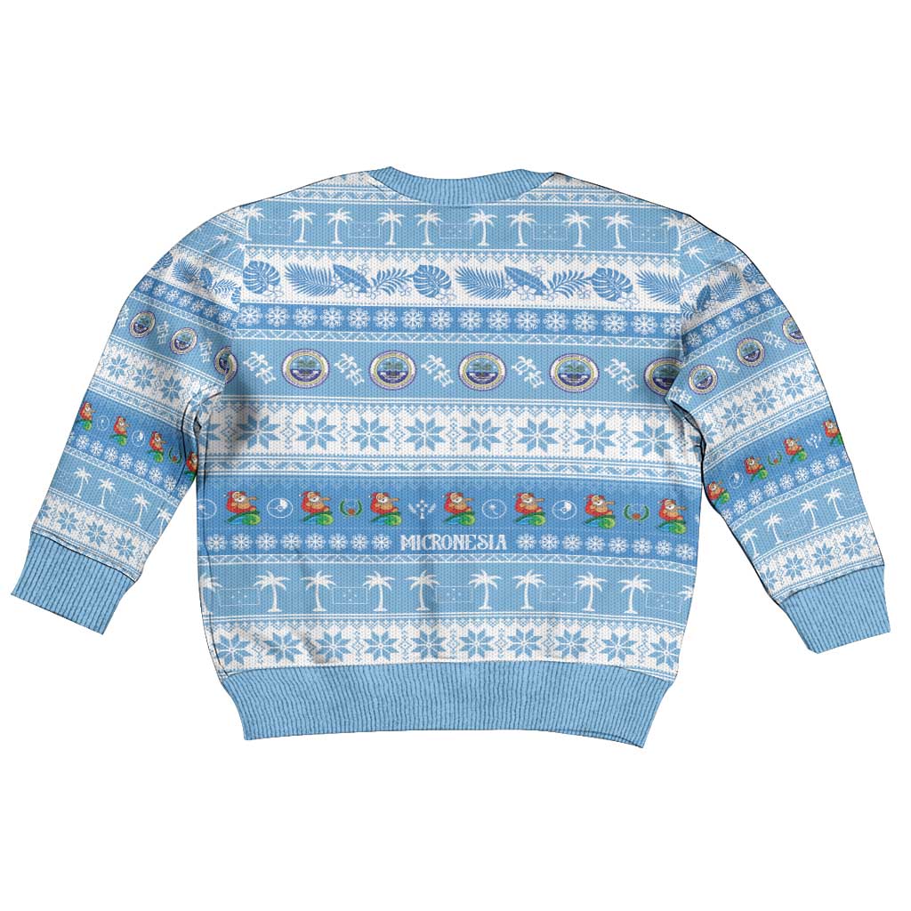 FSM Christmas Kid Ugly Christmas Sweater Merry Xmas Federated States of Micronesia - Polynesian Pride