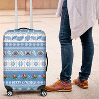 FSM Christmas Luggage Cover Merry Xmas Federated States of Micronesia - Polynesian Pride