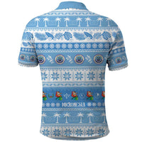 FSM Christmas Polo Shirt Merry Xmas Federated States of Micronesia - Polynesian Pride