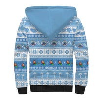 FSM Christmas Sherpa Hoodie Merry Xmas Federated States of Micronesia - Polynesian Pride
