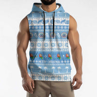 FSM Christmas Sleeveless Hoodie Merry Xmas Federated States of Micronesia - Polynesian Pride