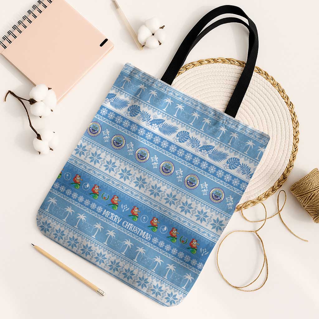 FSM Christmas Tote Bag Merry Xmas Federated States of Micronesia - Polynesian Pride