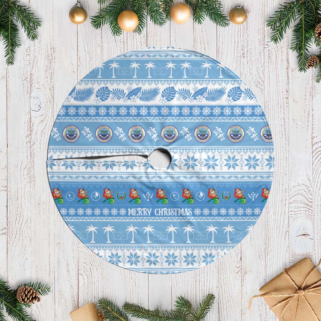 FSM Christmas Tree Skirt Merry Xmas Federated States of Micronesia - Polynesian Pride